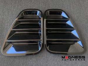 FIAT 500 Tail Light Cover Kit - Gloss Black